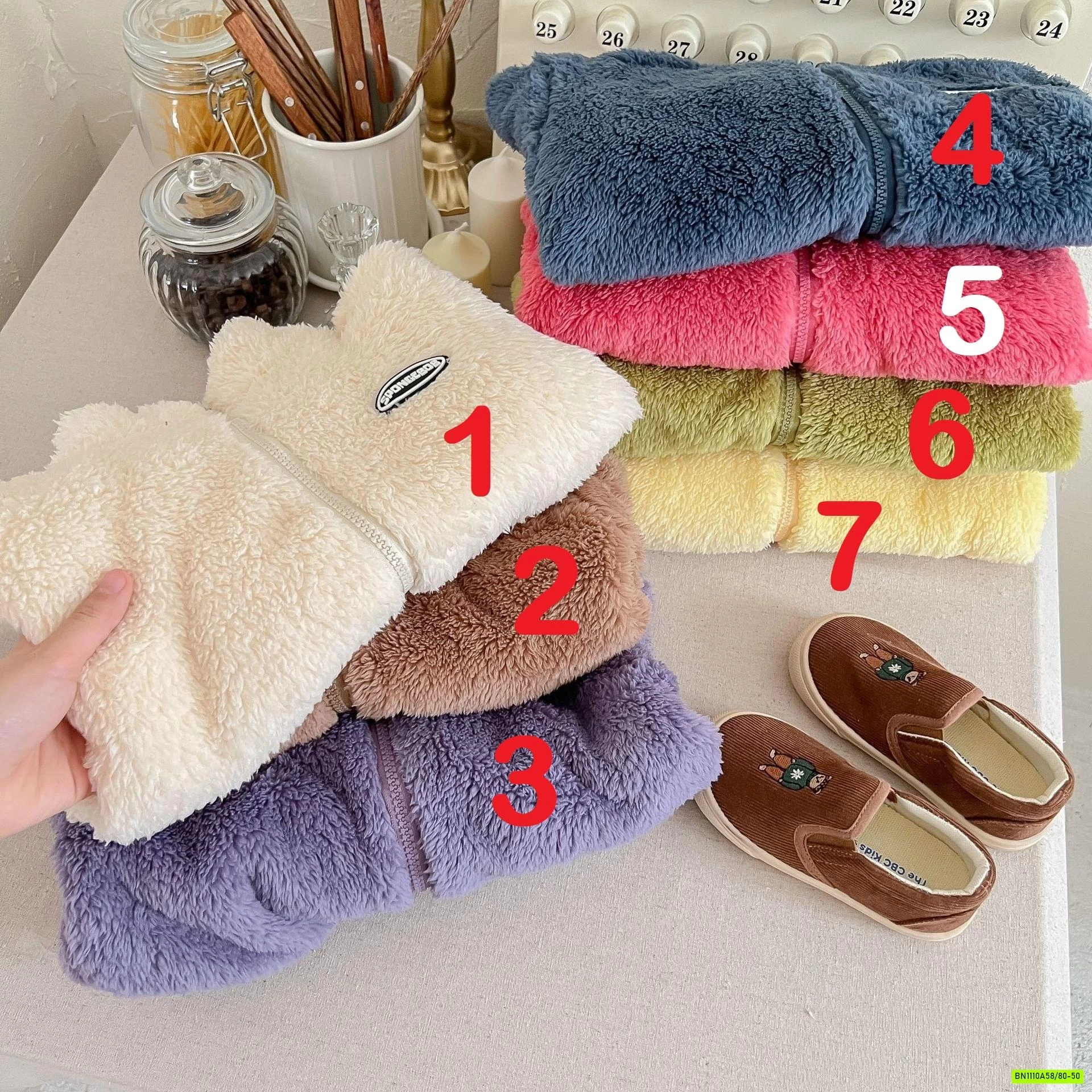 KHOÁC LÔNG TRƠN MÀU