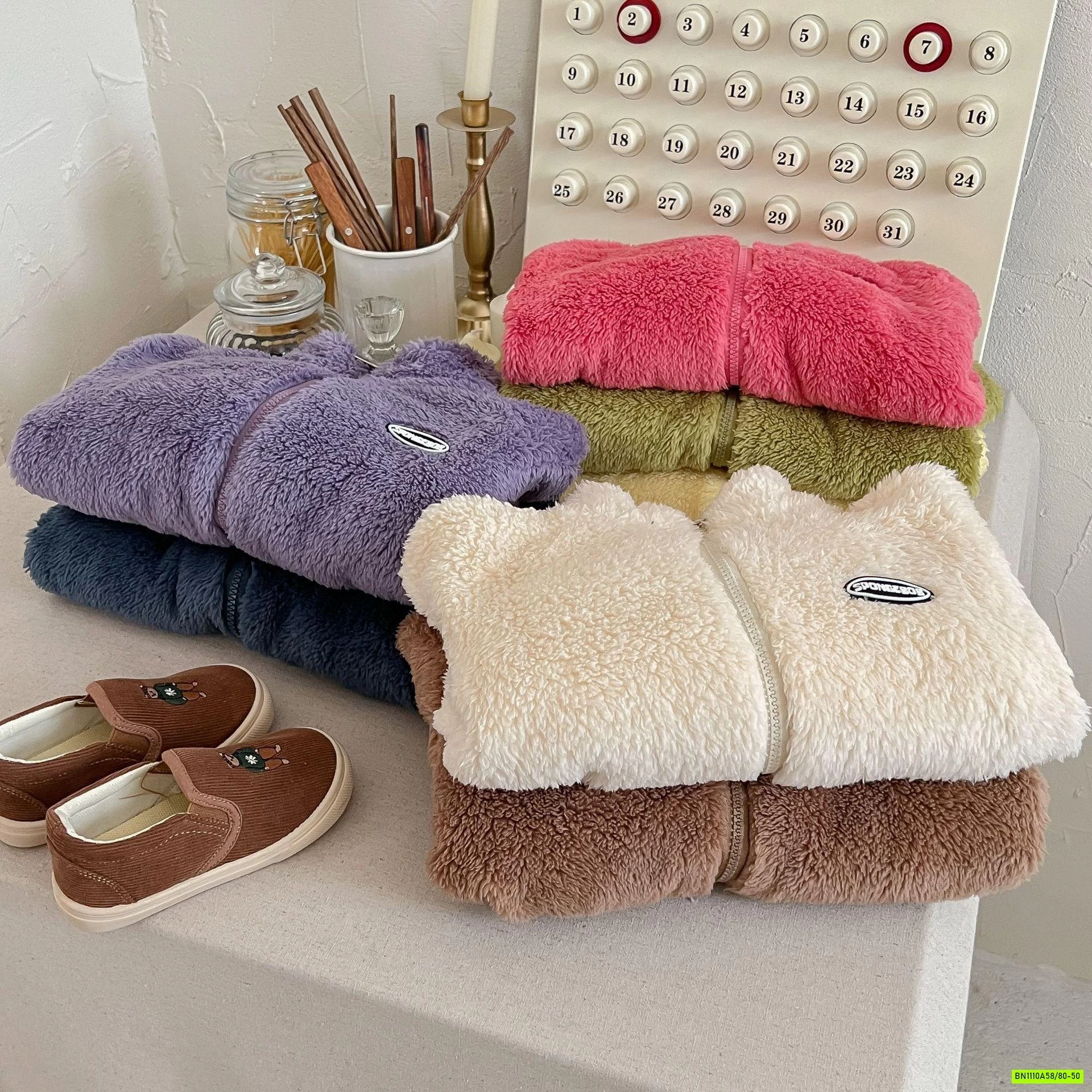 KHOÁC LÔNG TRƠN MÀU