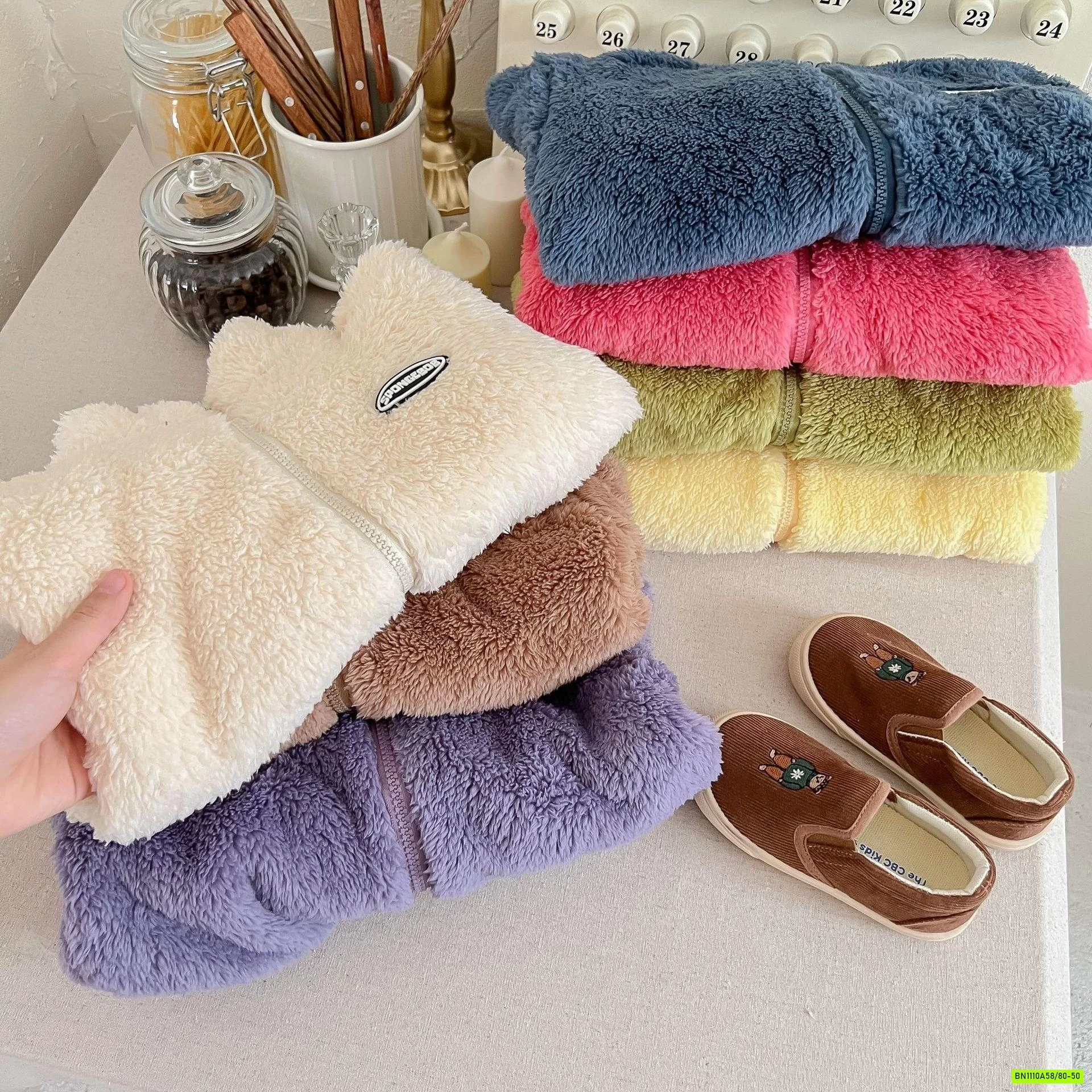 KHOÁC LÔNG TRƠN MÀU