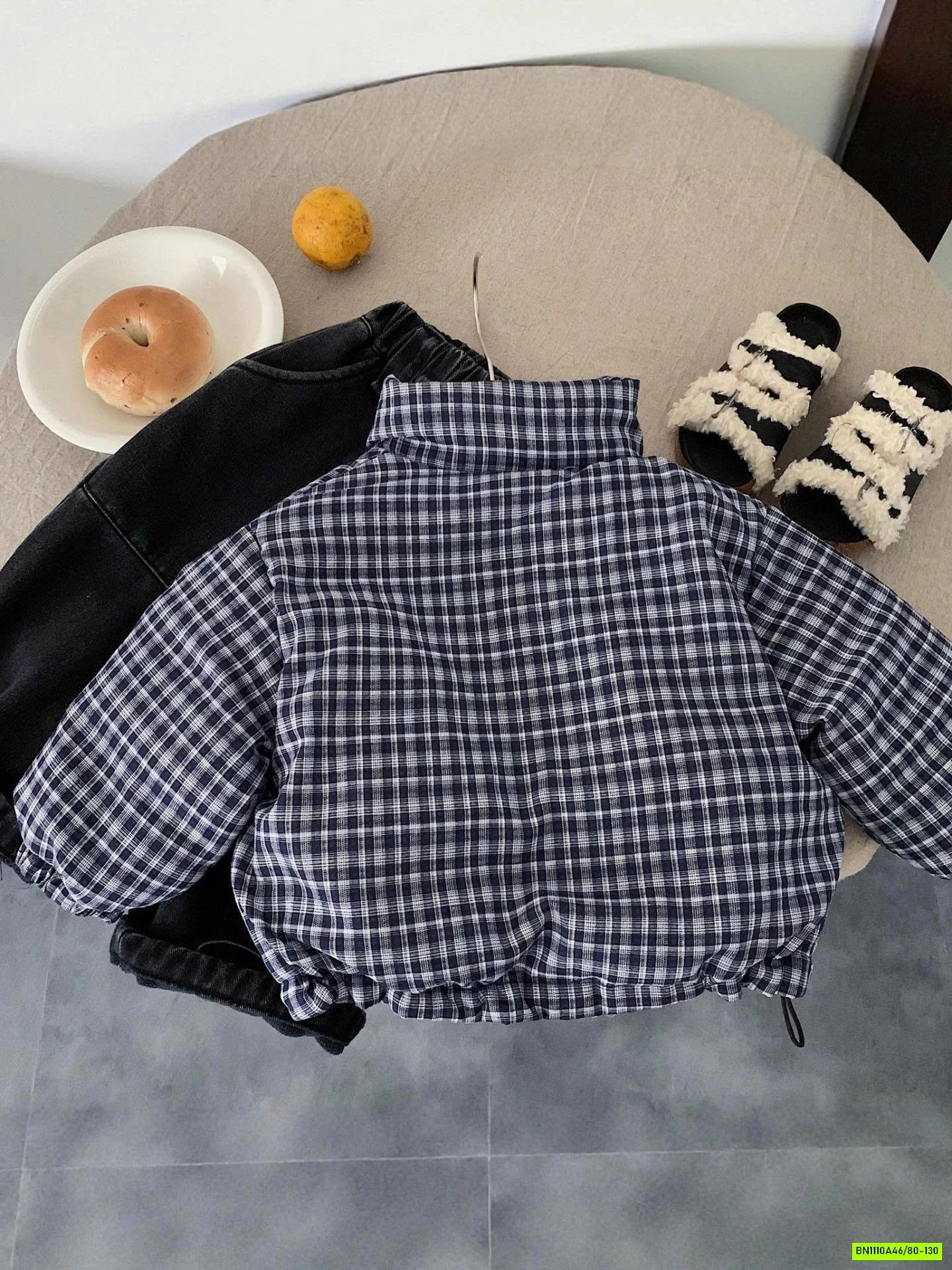 KHOÁC TRẦN BÔNG CARO MICKEY