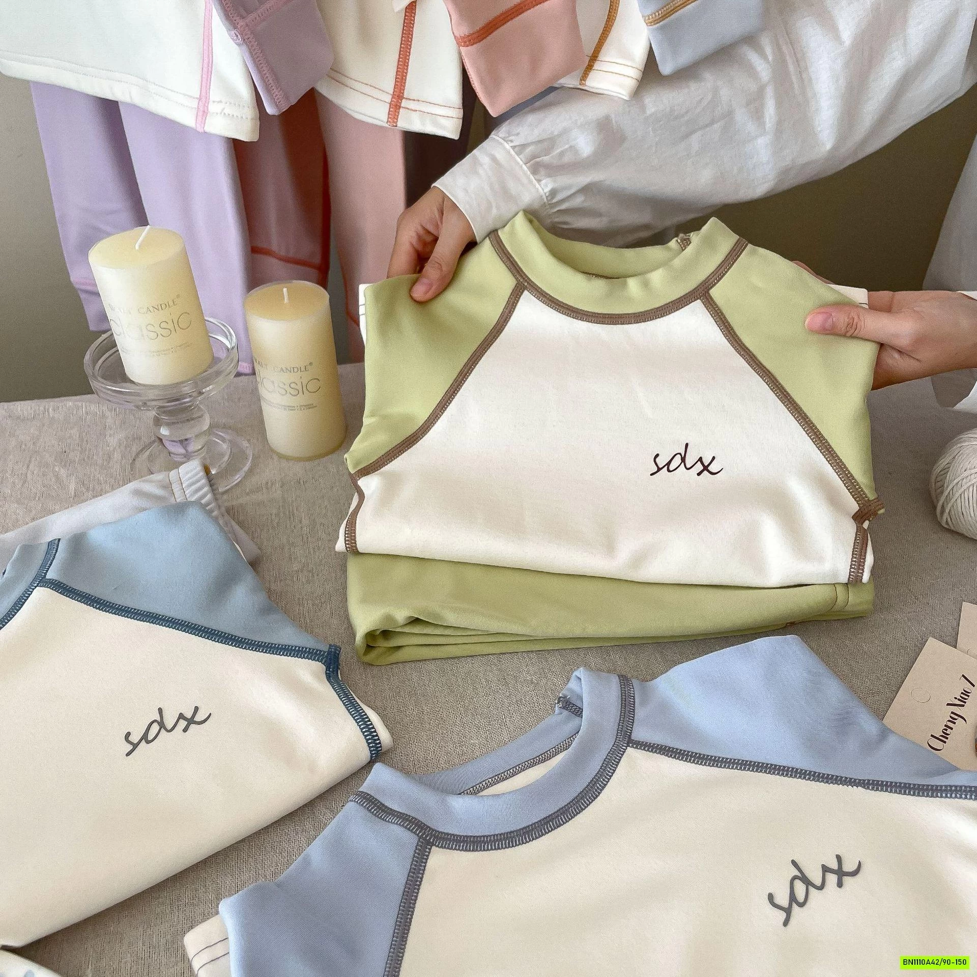 BỘ GIỮ NHIỆT PHỐI MÀU TAY