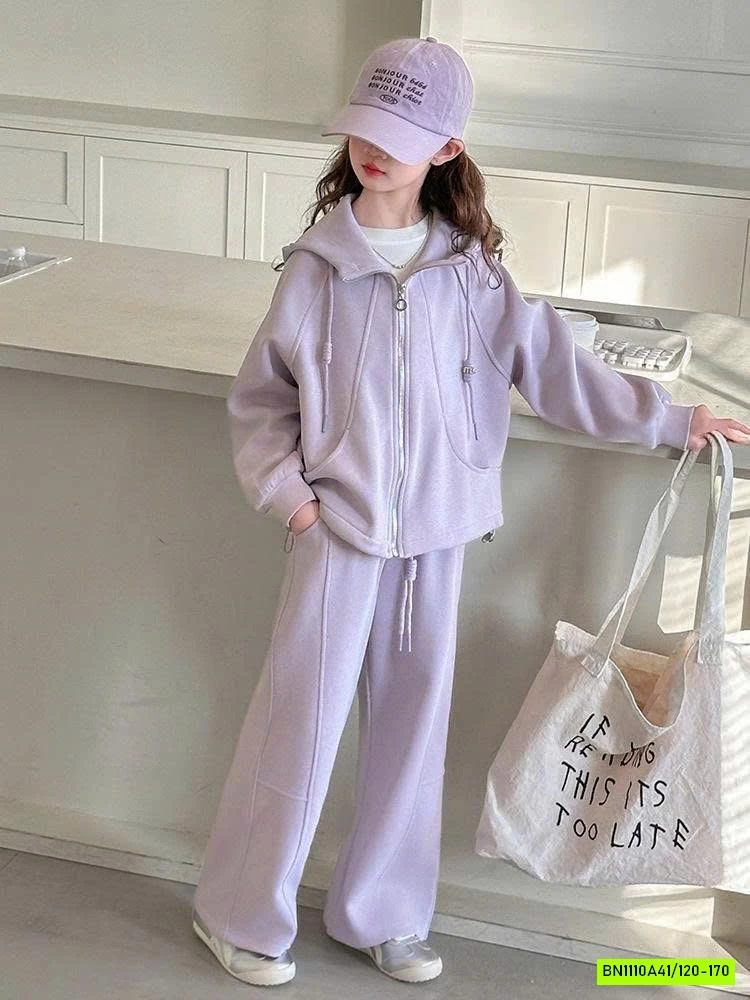 SET NỈ TRƠN KHÓA KÉO SIZE ĐẠI