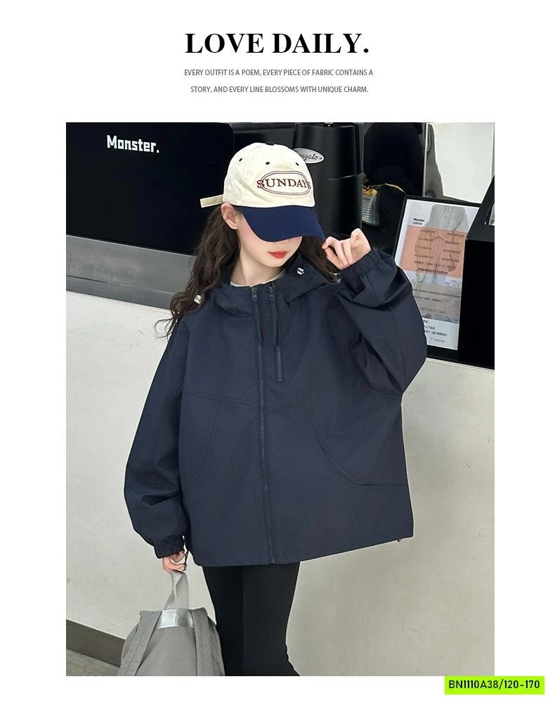 KHOÁC GIÓ XANH THAN SZ ĐẠI