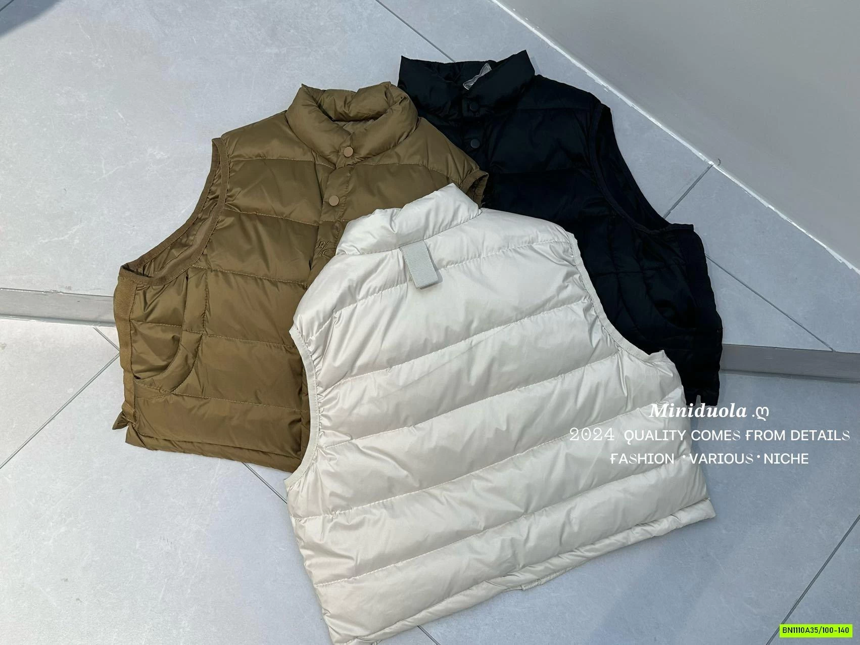 KHOÁC GILE PHAO CỔ 3P