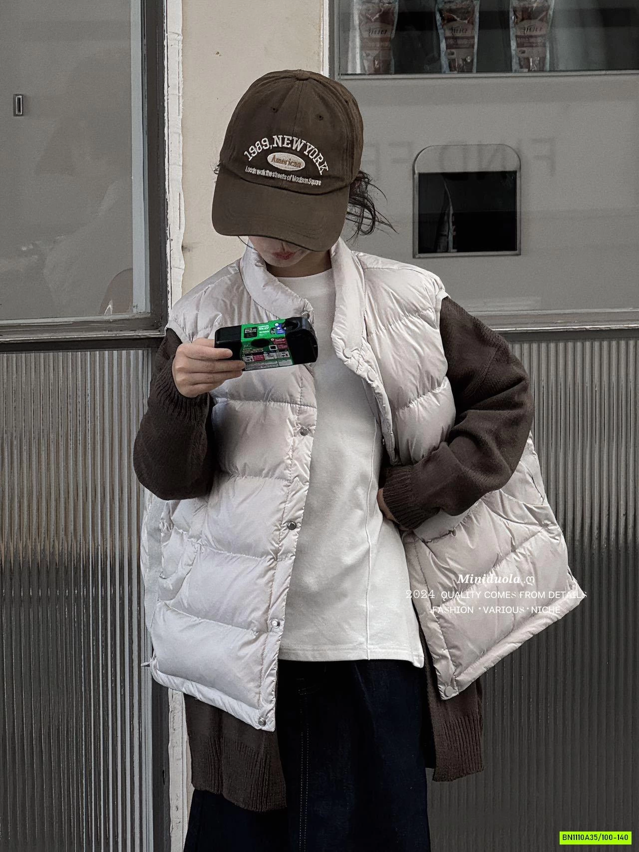 KHOÁC GILE PHAO CỔ 3P