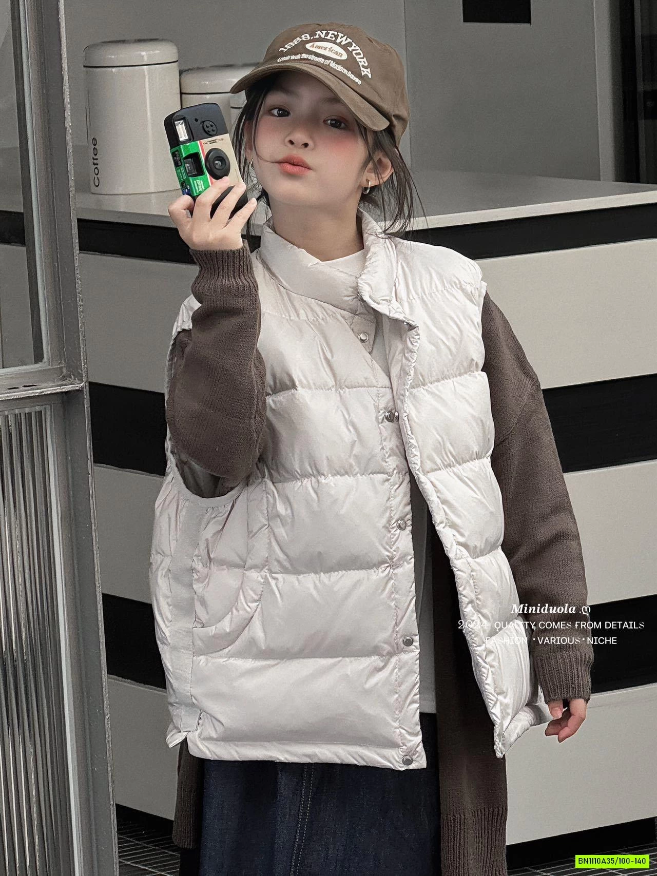 KHOÁC GILE PHAO CỔ 3P