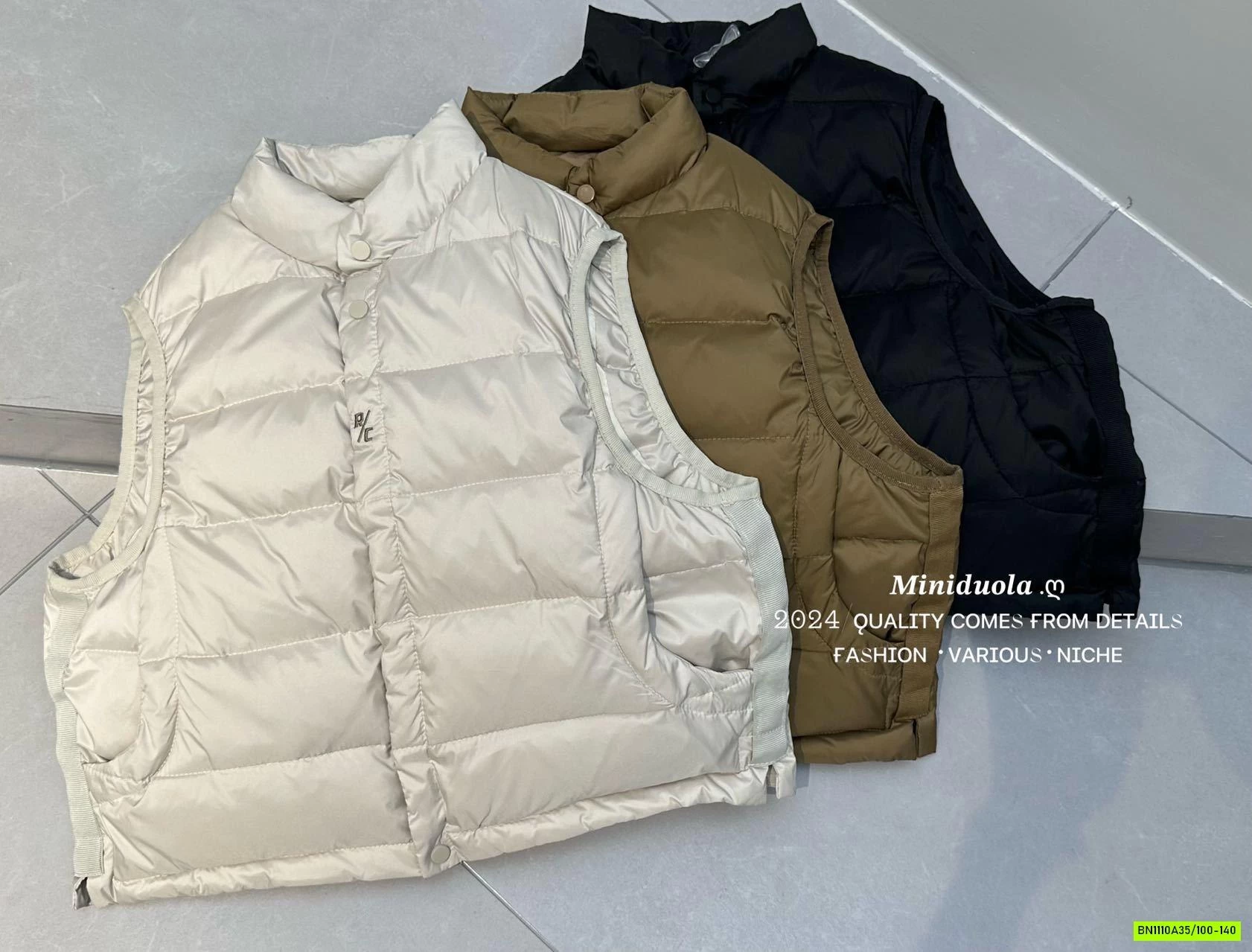 KHOÁC GILE PHAO CỔ 3P