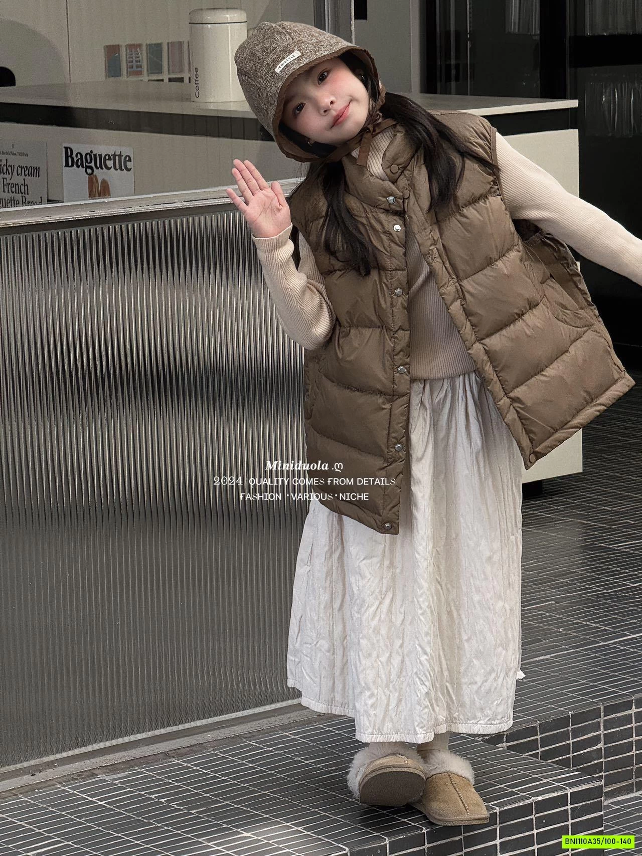 KHOÁC GILE PHAO CỔ 3P