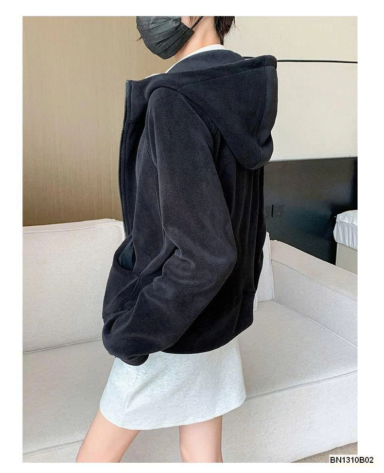 ÁO NỈ LÔNG MỀM NỮ