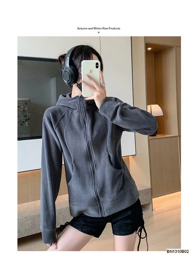 ÁO NỈ LÔNG MỀM NỮ