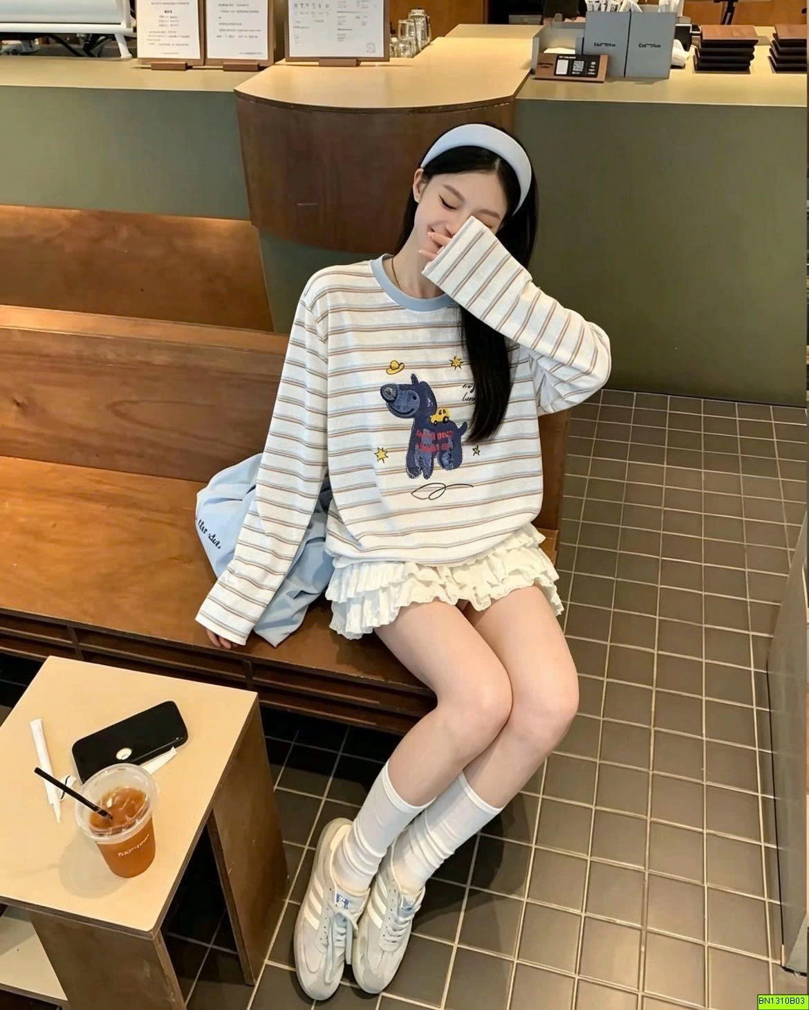 ÁO KẺ NGANG HÌNH CÚN
