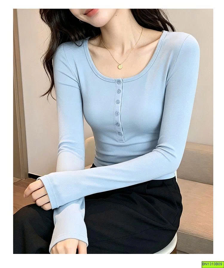 ÁO THUN CÚC CỔ