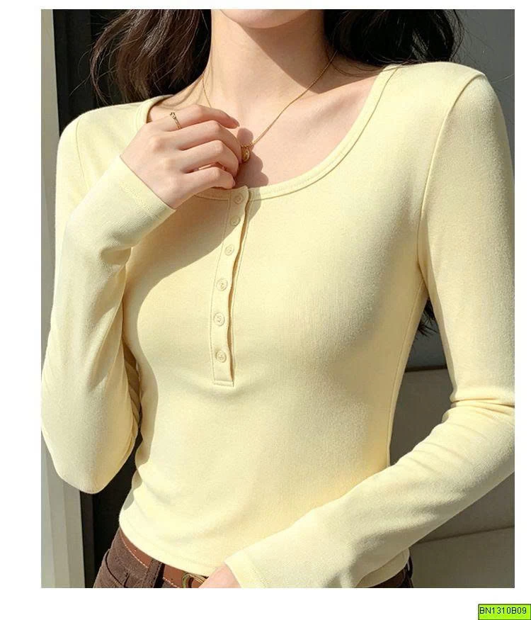 ÁO THUN CÚC CỔ