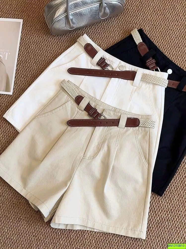 QUẦN SHORT VẢI KÈM BELF