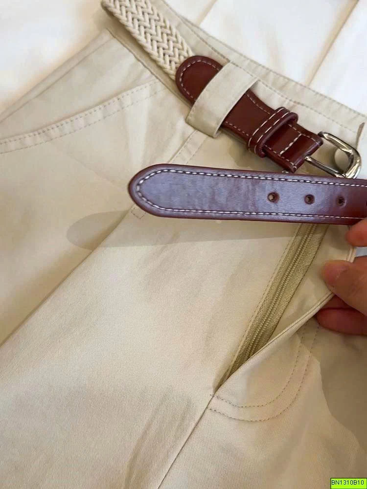 QUẦN SHORT VẢI KÈM BELF