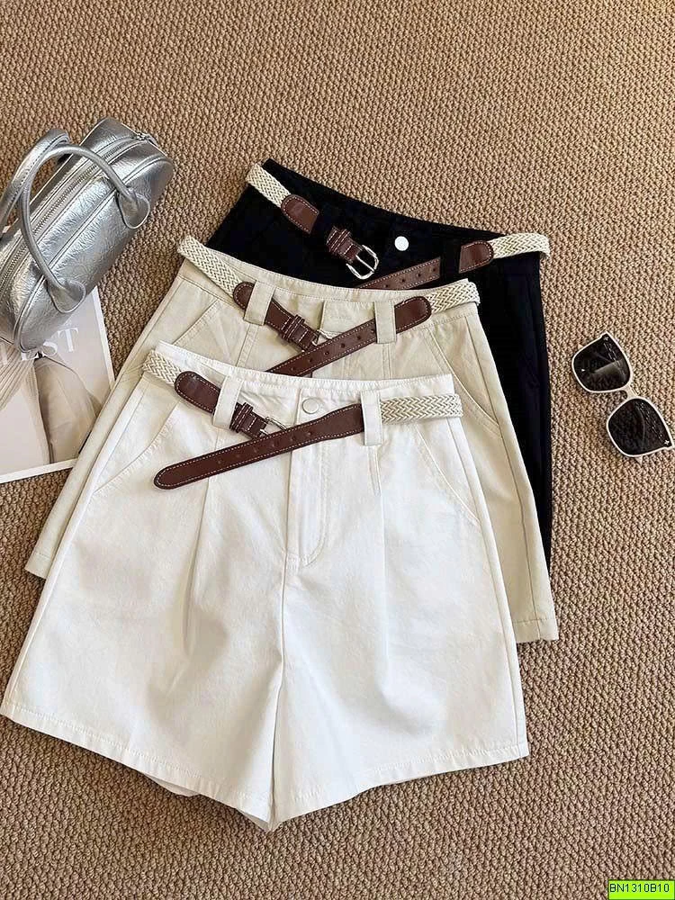 QUẦN SHORT VẢI KÈM BELF