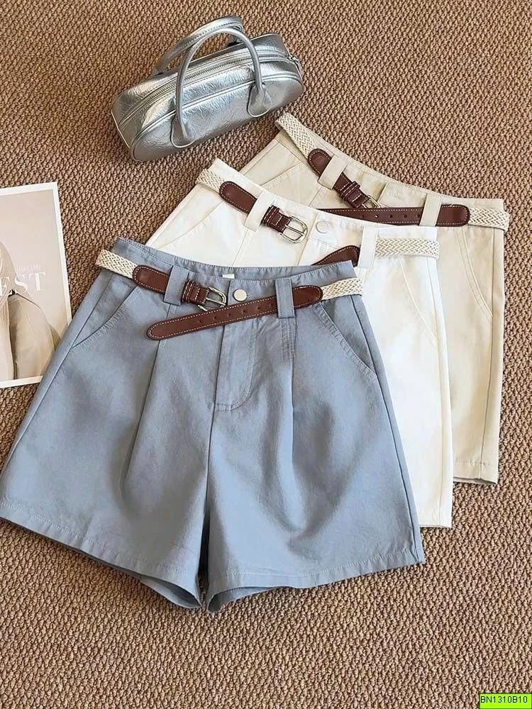 QUẦN SHORT VẢI KÈM BELF