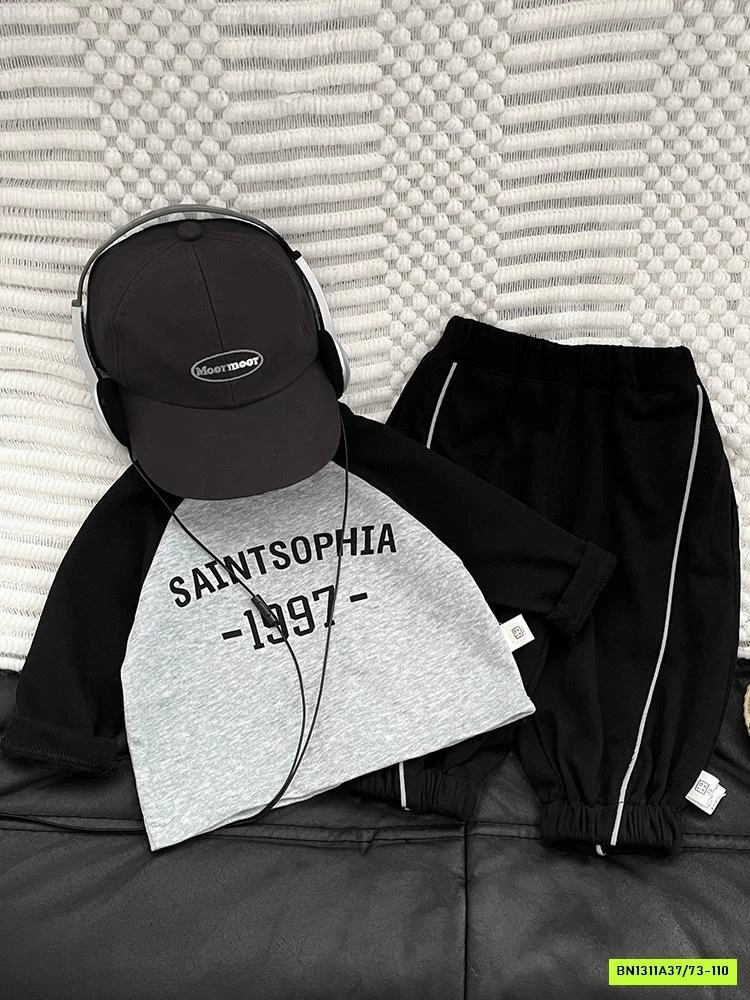 JOGGER COTTON SỌC GÂN TRƯỚC