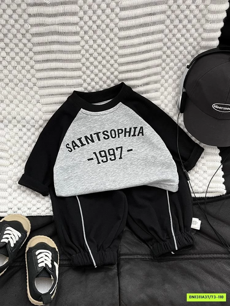 JOGGER COTTON SỌC GÂN TRƯỚC