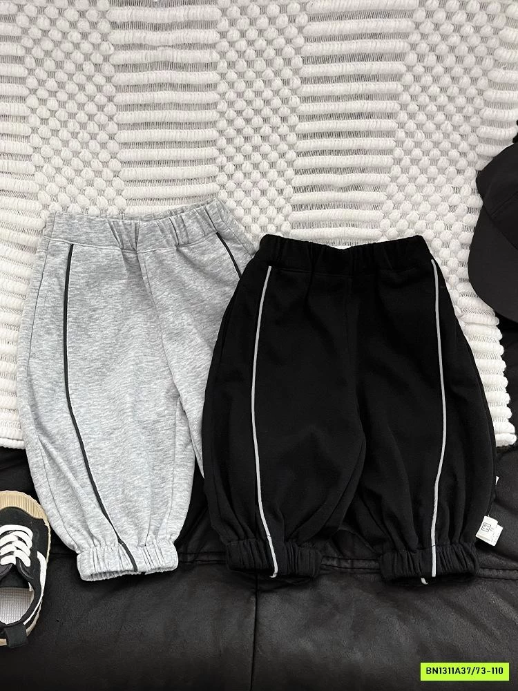 JOGGER COTTON SỌC GÂN TRƯỚC