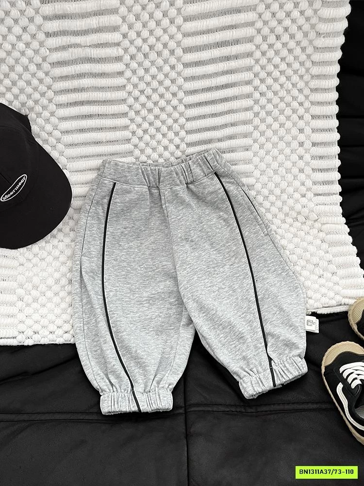 JOGGER COTTON SỌC GÂN TRƯỚC