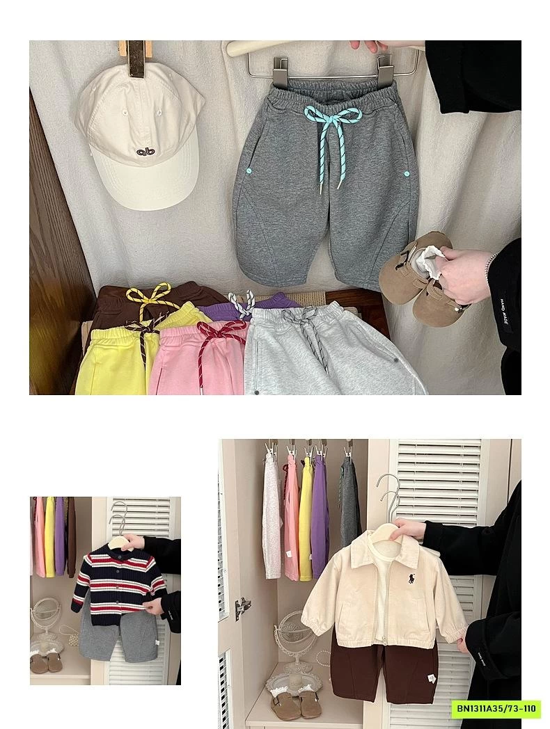 BAGGY NỈ PHỐI MÀU DÂY