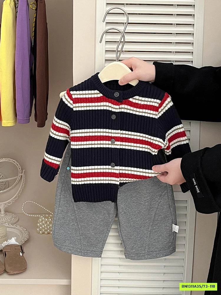 BAGGY NỈ PHỐI MÀU DÂY