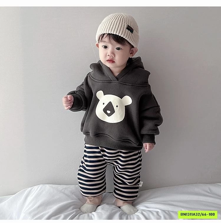 HOODIE GẤU LÓT NỈ