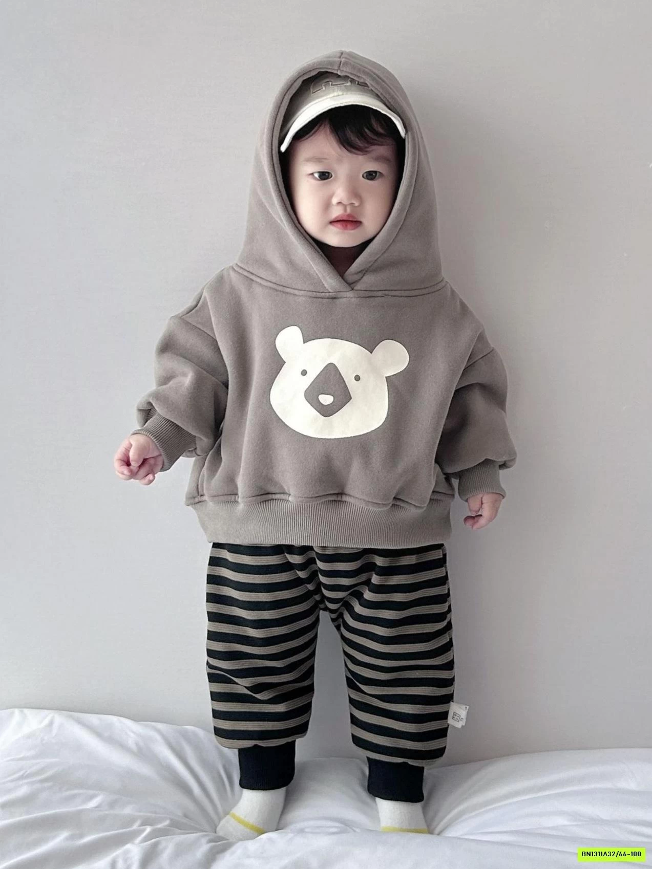 HOODIE GẤU LÓT NỈ