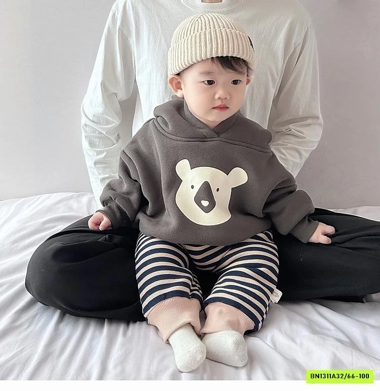 HOODIE GẤU LÓT NỈ