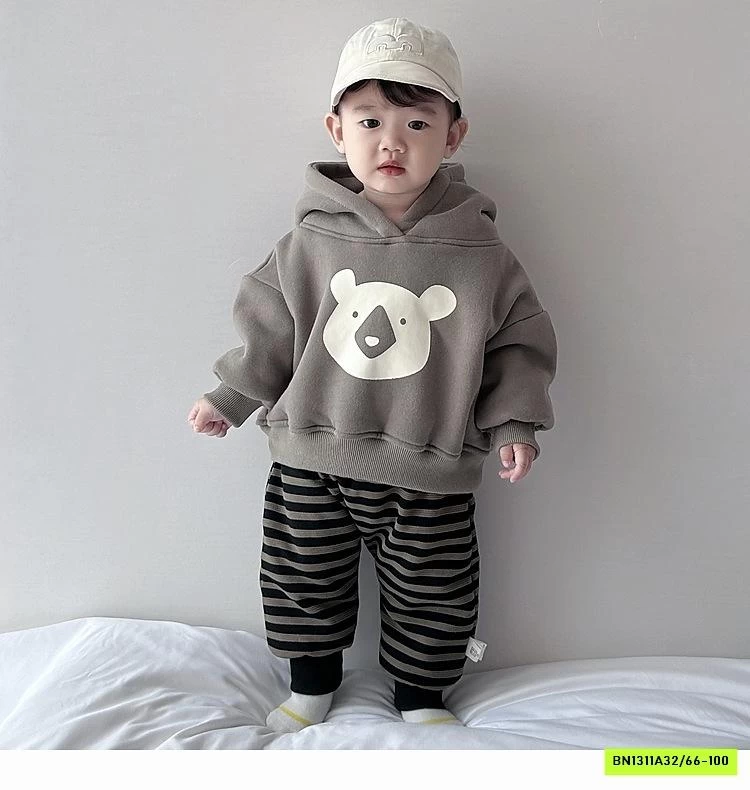 HOODIE GẤU LÓT NỈ