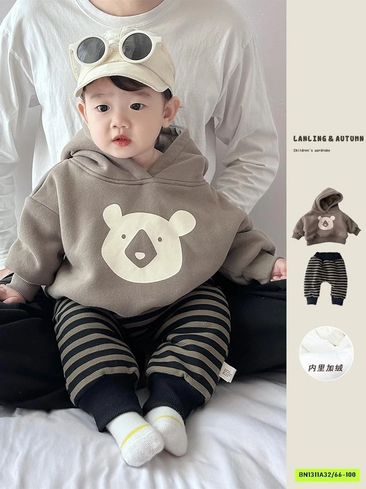 HOODIE GẤU LÓT NỈ