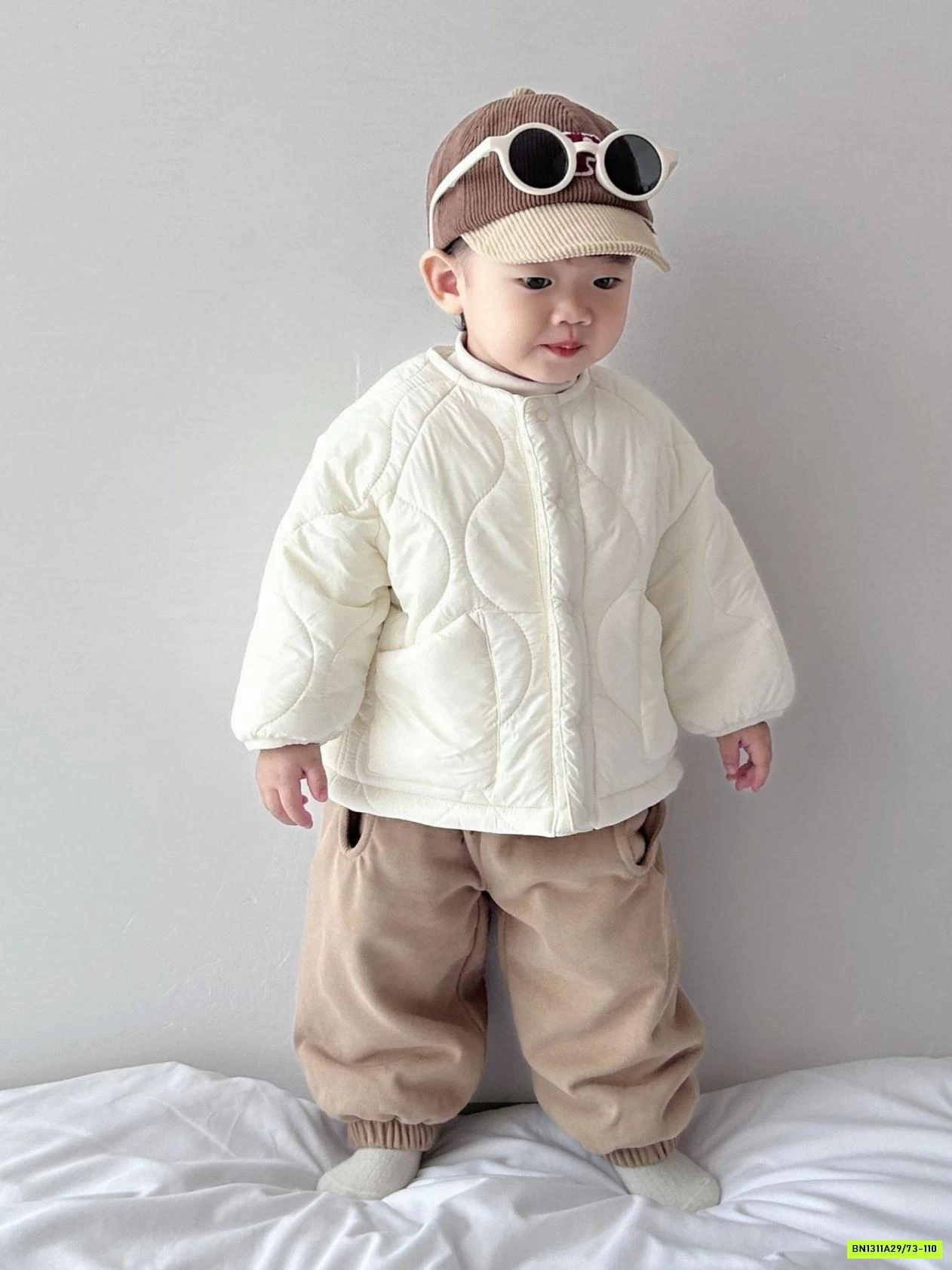 KHOÁC PHAO TRẦN TRÁM CỔ TRÒN