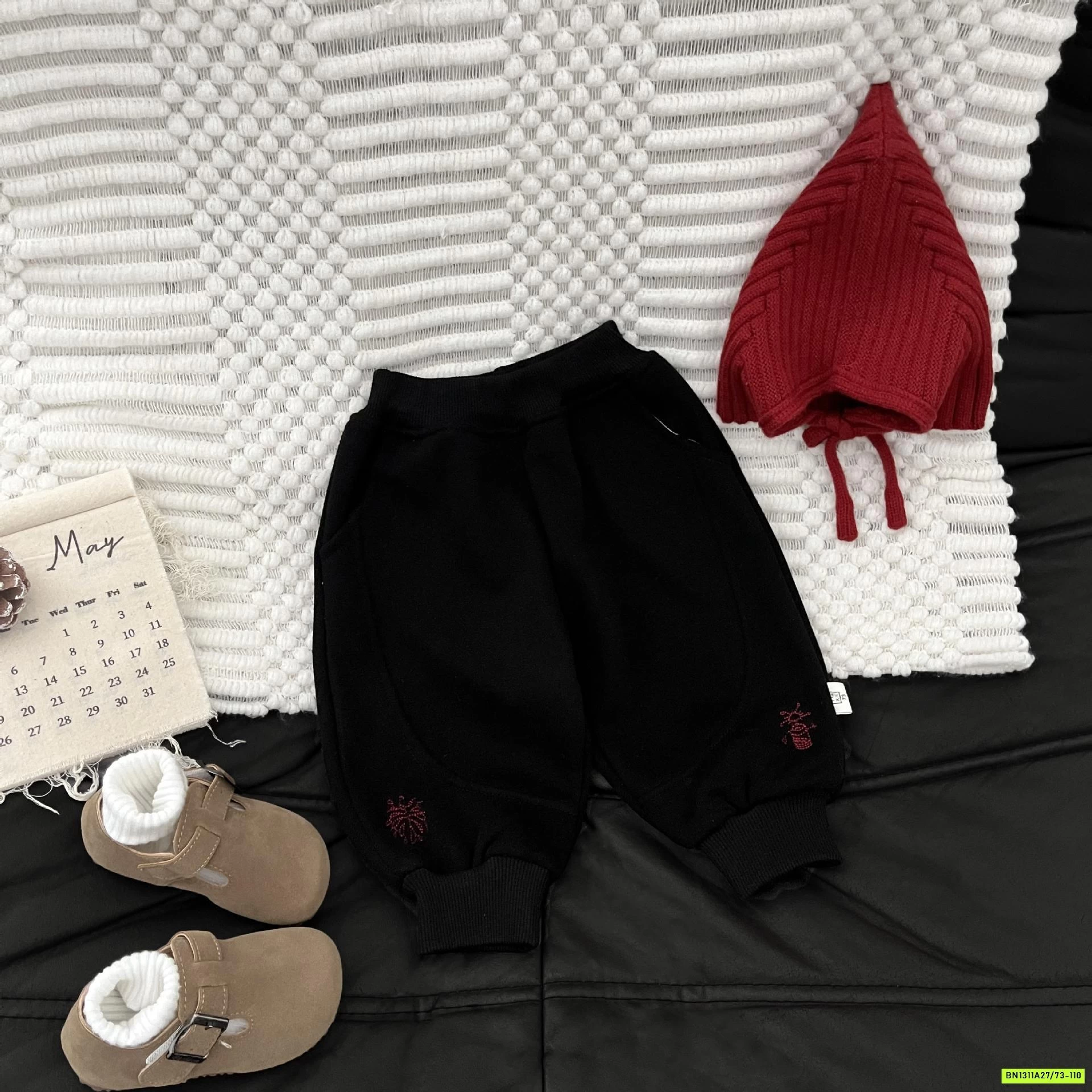 QUẦN BO GẤU LÓT LÔNG CỪU GÂN TRƯỚC