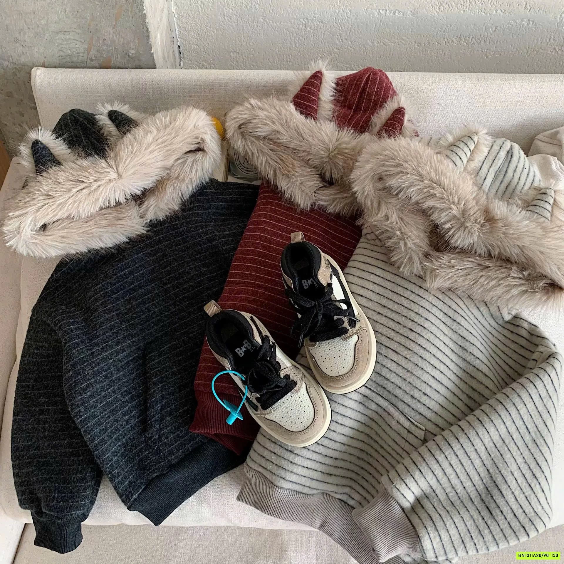 HOODIE NỈ LÔNG CỪU TAI THỎ