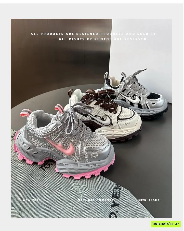 SNEAKER ĐẾ ĐINH PHỐI MÀU