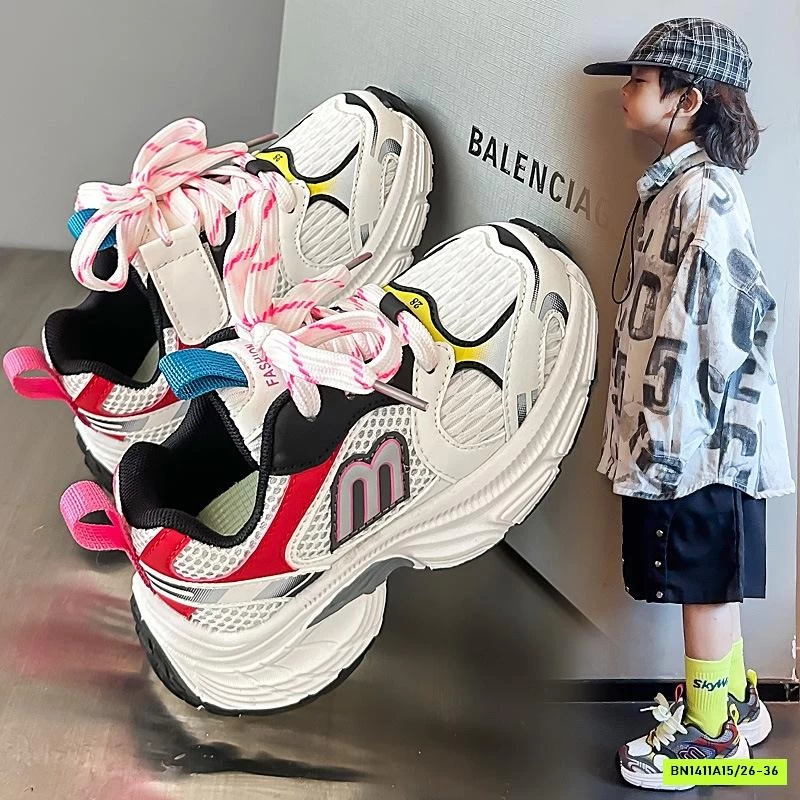 SNEAKER LƯỚI PHỐI MÀU CÁ TÍNH