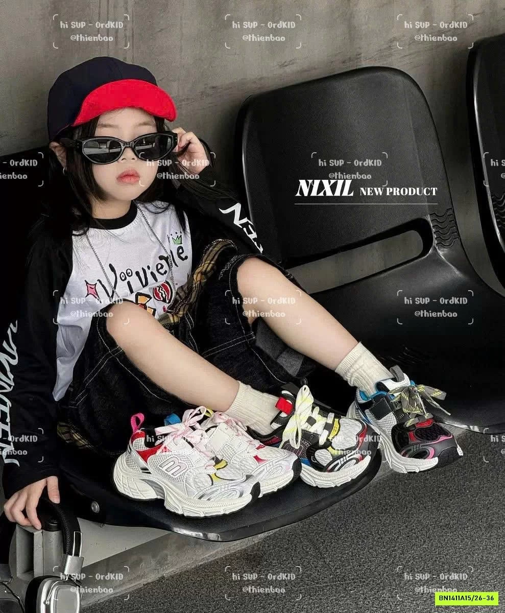 SNEAKER LƯỚI PHỐI MÀU CÁ TÍNH