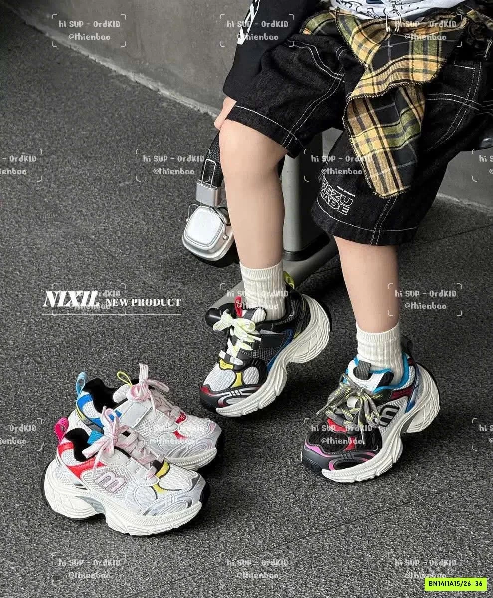 SNEAKER LƯỚI PHỐI MÀU CÁ TÍNH
