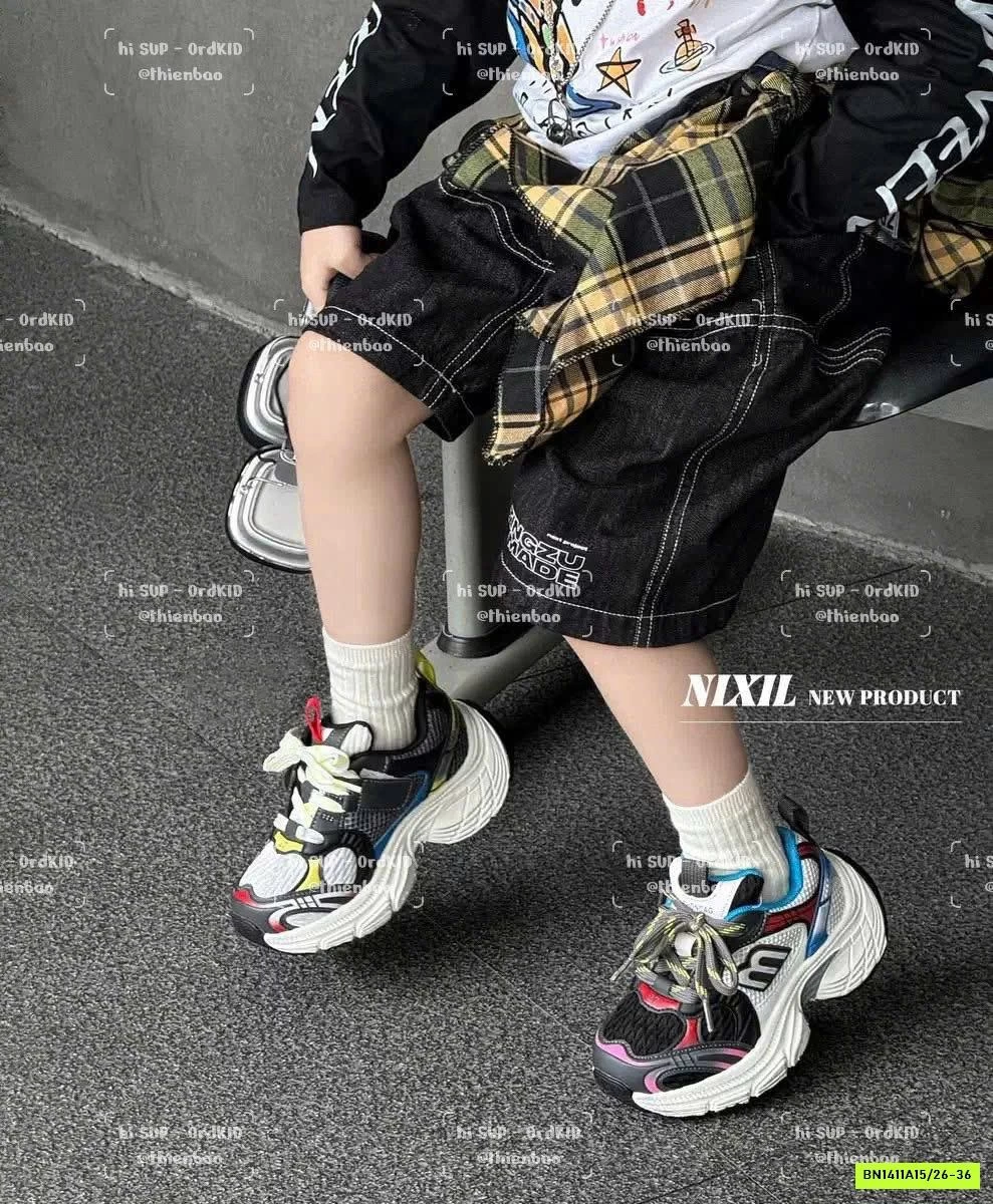 SNEAKER LƯỚI PHỐI MÀU CÁ TÍNH
