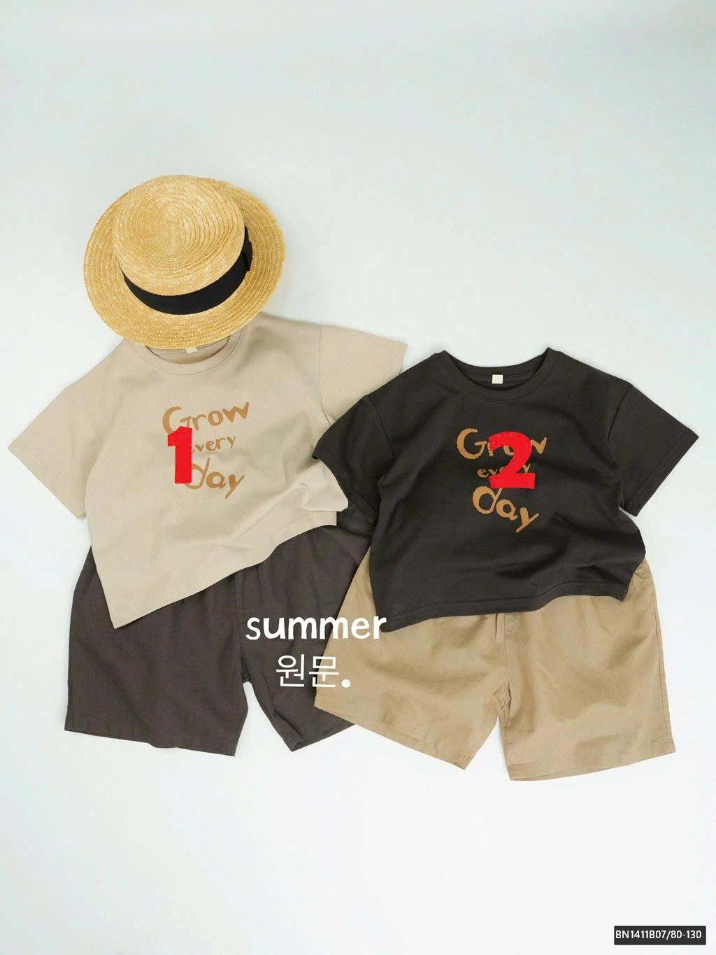 ÁO THUN HÈ GROW EVERYDAY