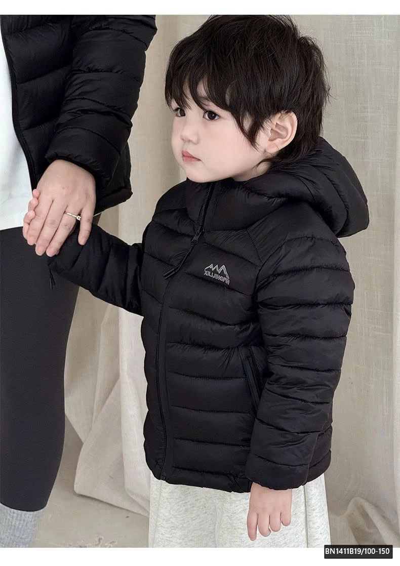 ÁO PHAO LÔNG VŨ TRƠN MÀU CHO BÉ