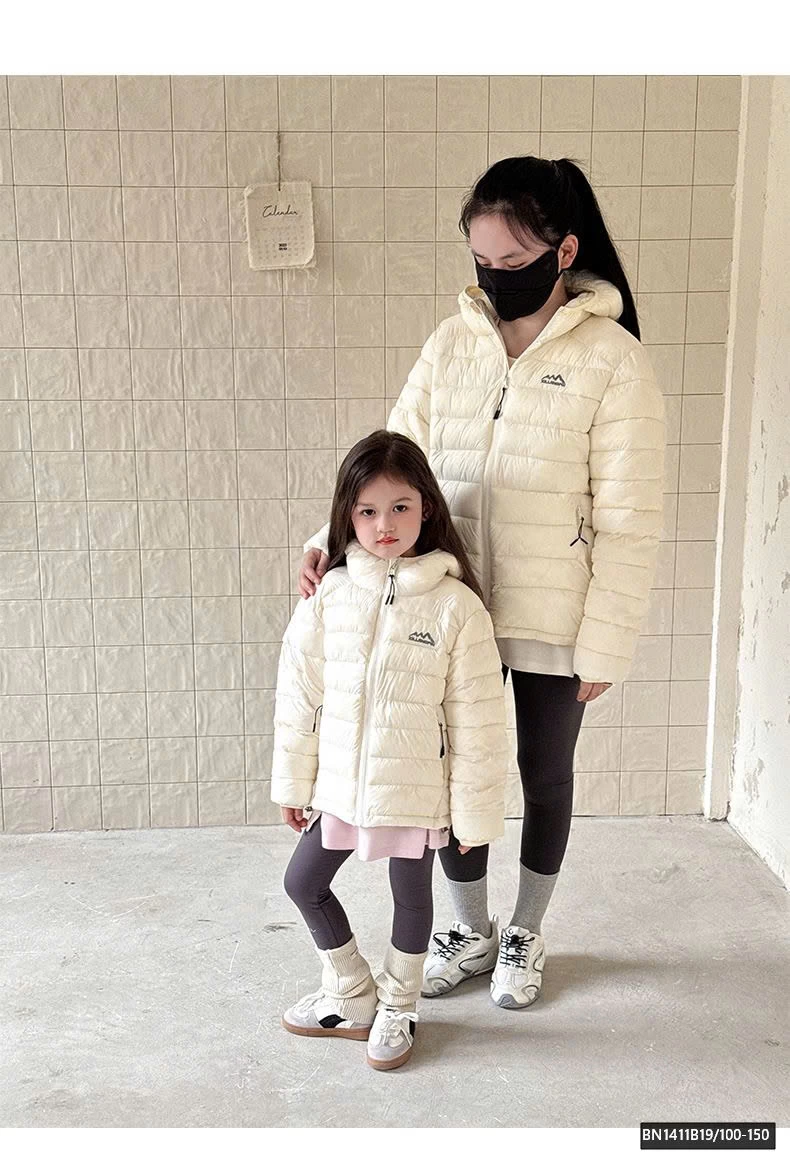 ÁO PHAO LÔNG VŨ TRƠN MÀU CHO BÉ