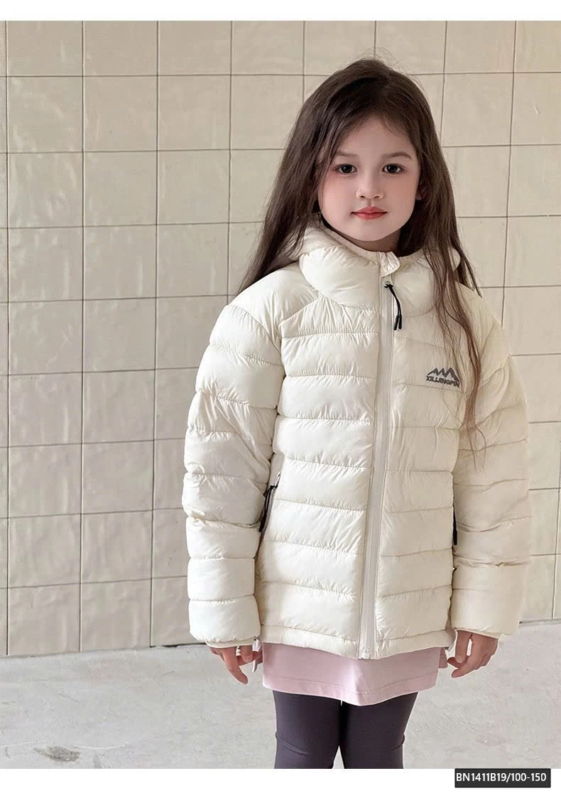 ÁO PHAO LÔNG VŨ TRƠN MÀU CHO BÉ