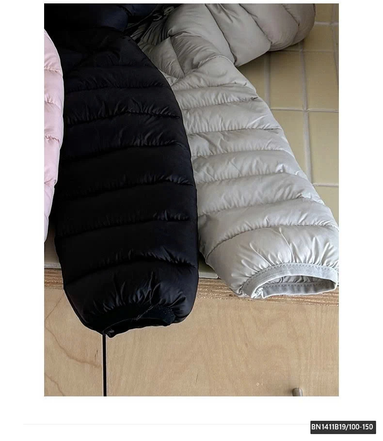 ÁO PHAO LÔNG VŨ TRƠN MÀU CHO BÉ