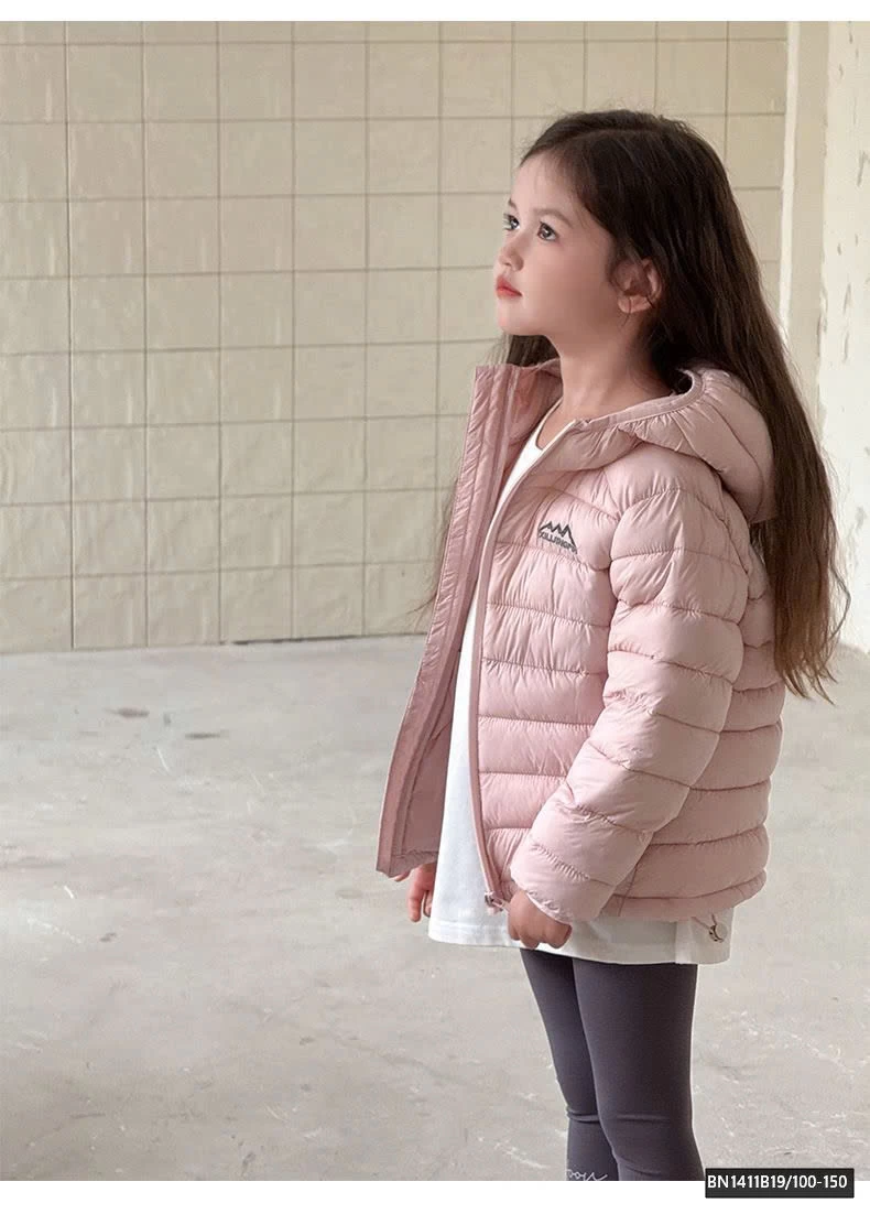 ÁO PHAO LÔNG VŨ TRƠN MÀU CHO BÉ