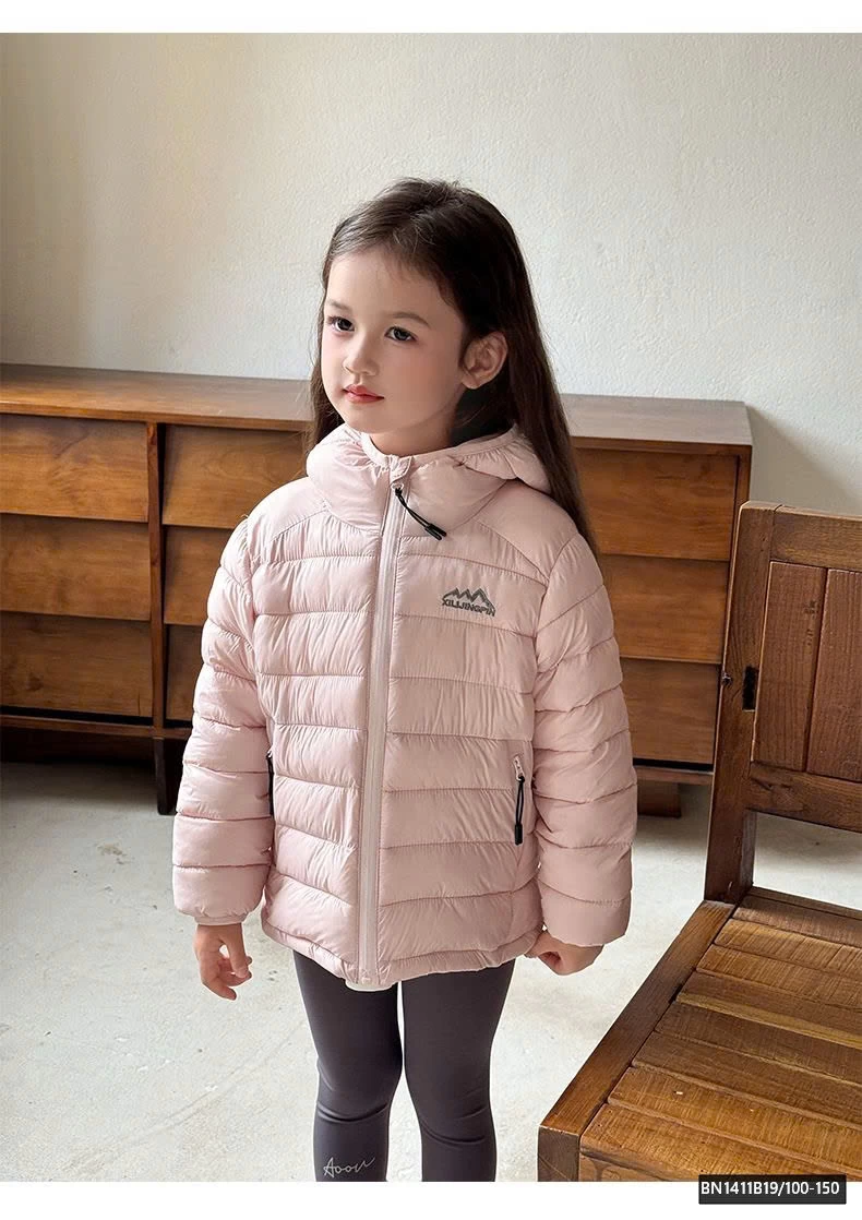 ÁO PHAO LÔNG VŨ TRƠN MÀU CHO BÉ