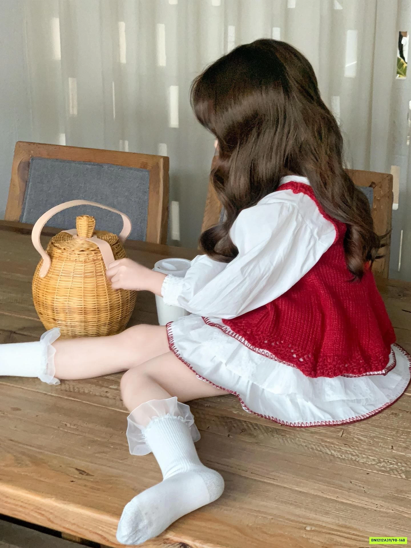 SÉT BABYDOLL GILE ĐỎ 3 CHI TIẾT