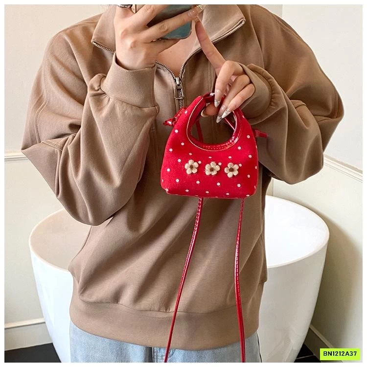 XẮC MINI NHUNG HOA NHÍ