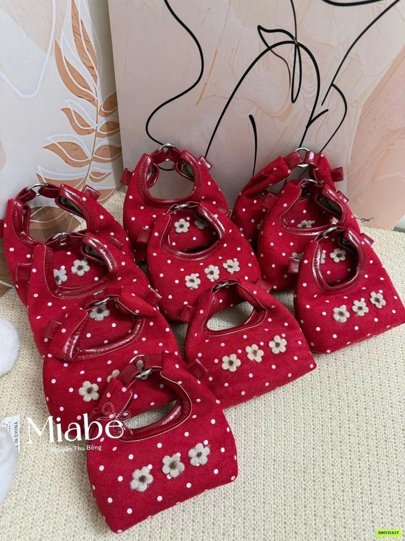 XẮC MINI NHUNG HOA NHÍ